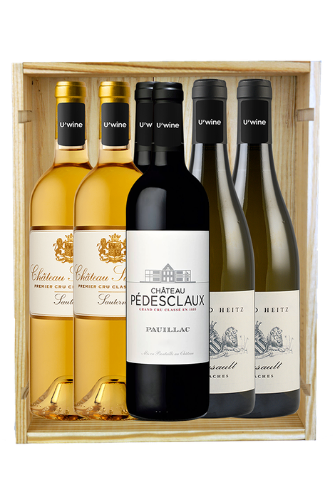 Coffret Vins Nu 6 Bouteilles - Emballage Cadeau sans bouteilles - La Cave  Lavalloise