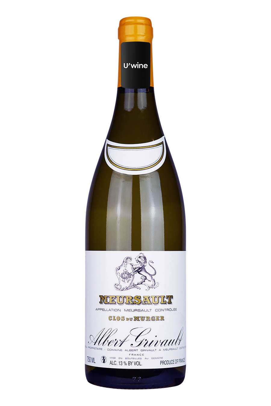 Domaine Albert Grivault Meursault Clos du Murger - Blanc 2019
