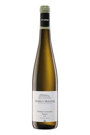 Markus Molitor Mosel Zeltinger Sonnenuhr Auslese *** Riesling Grüne Kapsel - White 2018