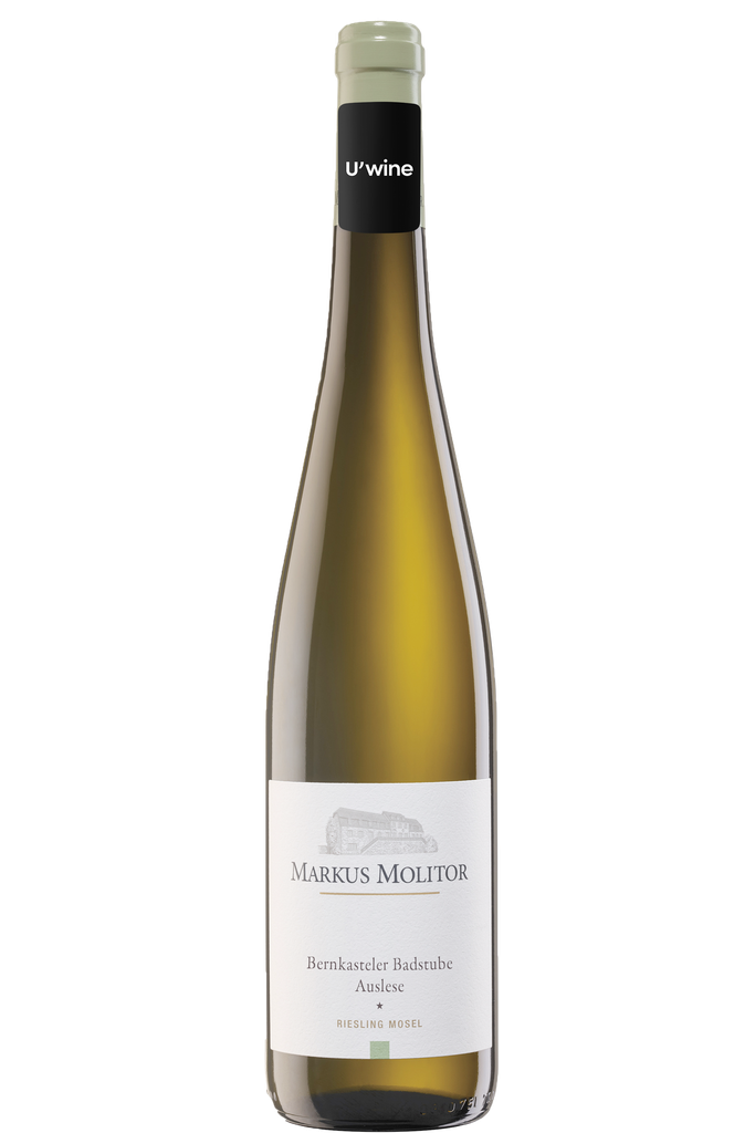 Markus Molitor Mosel Bernkasteler Badstube Auslese *** Riesling Grüne Kapsel - White 2019